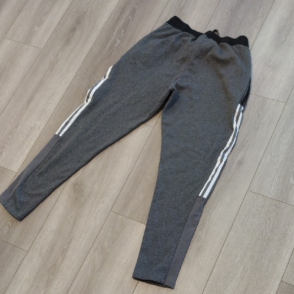 Adidas Gray and White Sweatpants Tapered Fit - Picture 7 of 10